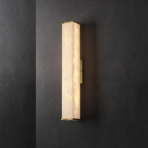 Orielle - Brass Alabaster Wall Light