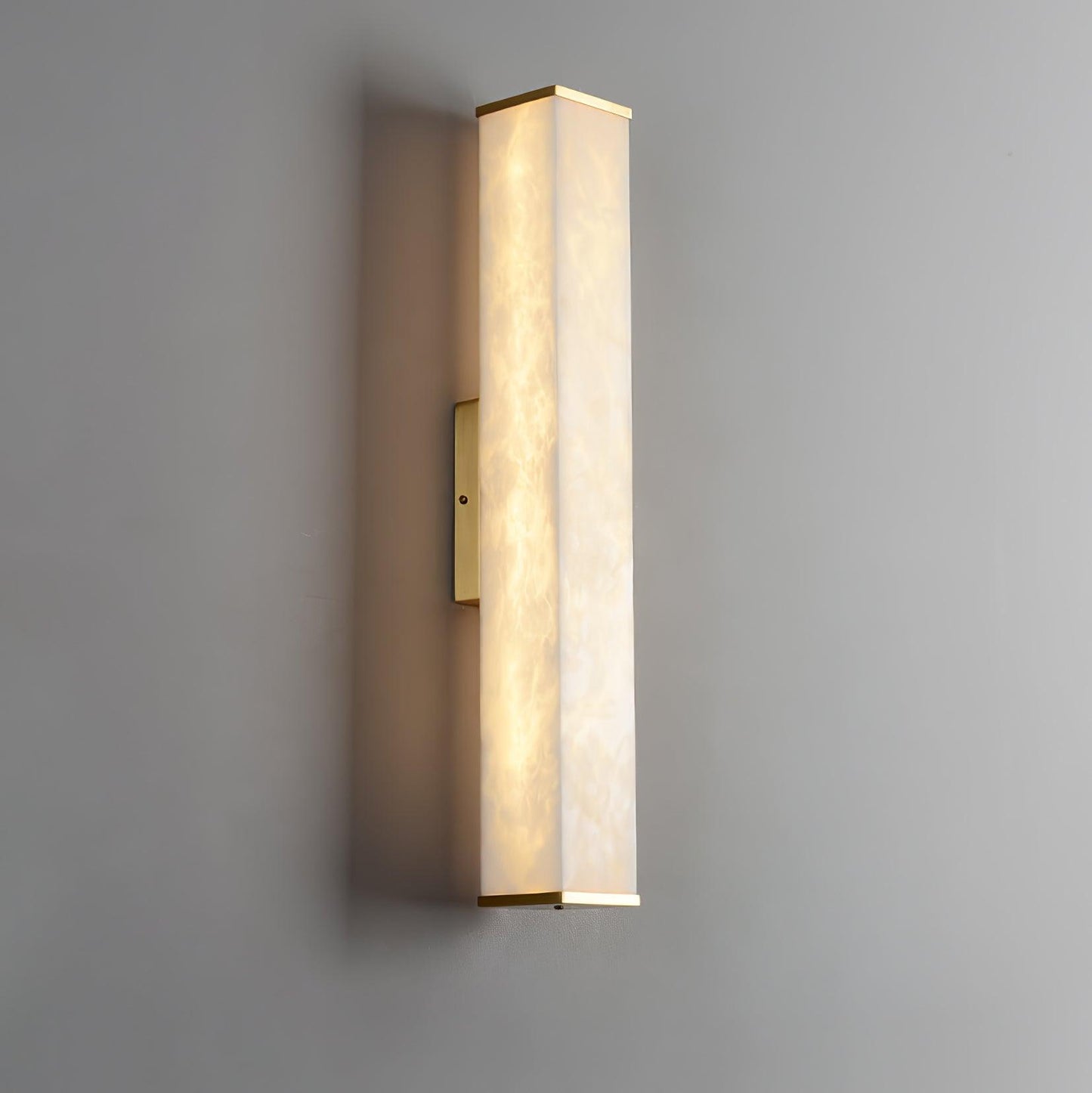 Orielle - Brass Alabaster Wall Light