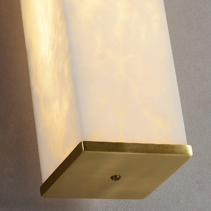 Orielle - Brass Alabaster Wall Light