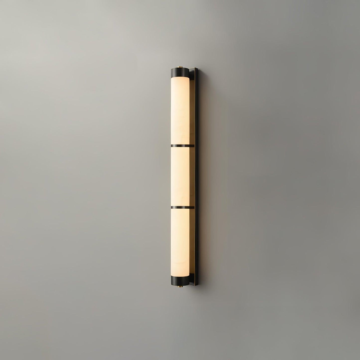 Aurora - Brass Alabaster Wall Light