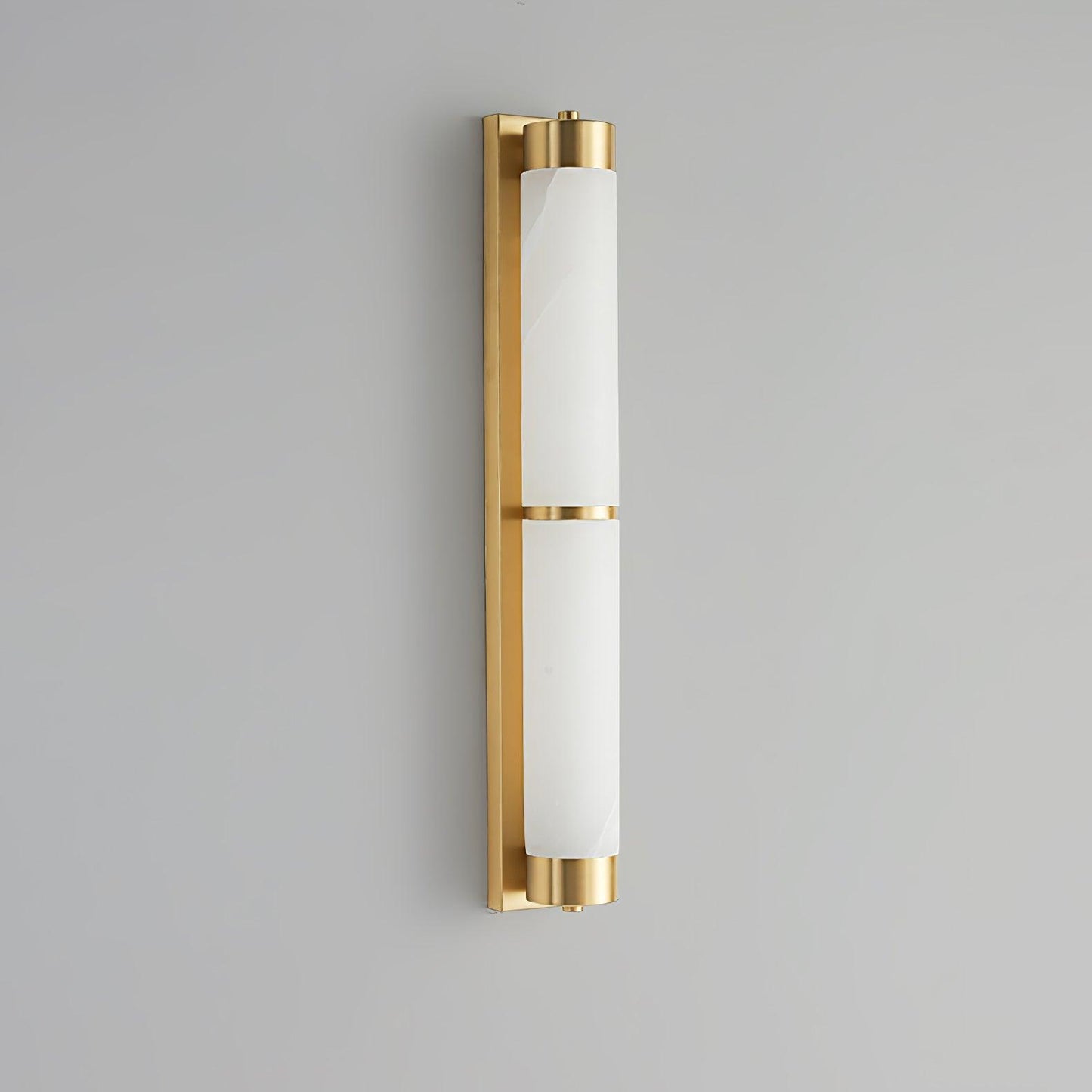 Aurora - Brass Alabaster Wall Light