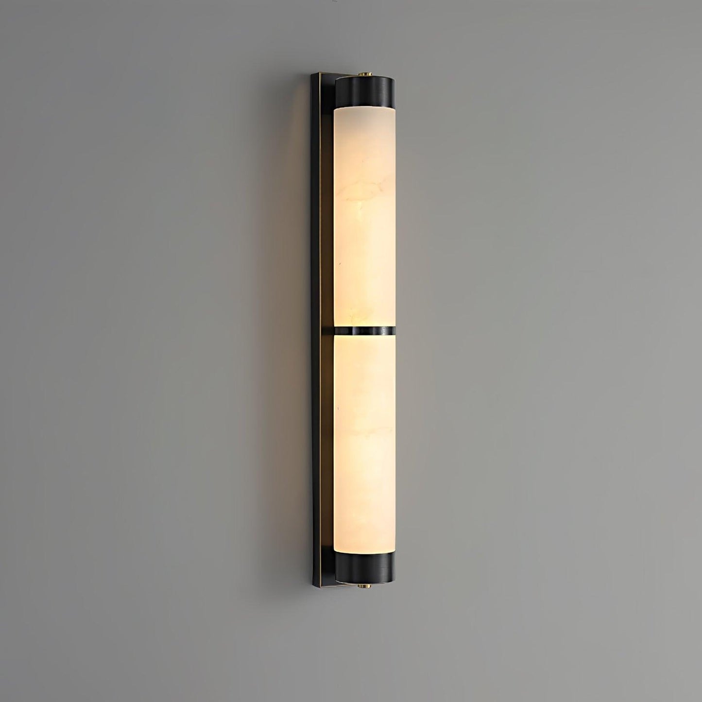 Aurora - Brass Alabaster Wall Light