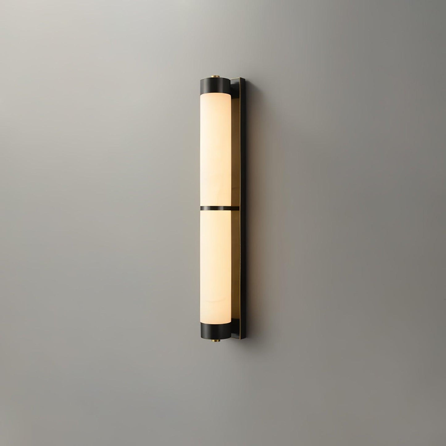 Aurora - Brass Alabaster Wall Light