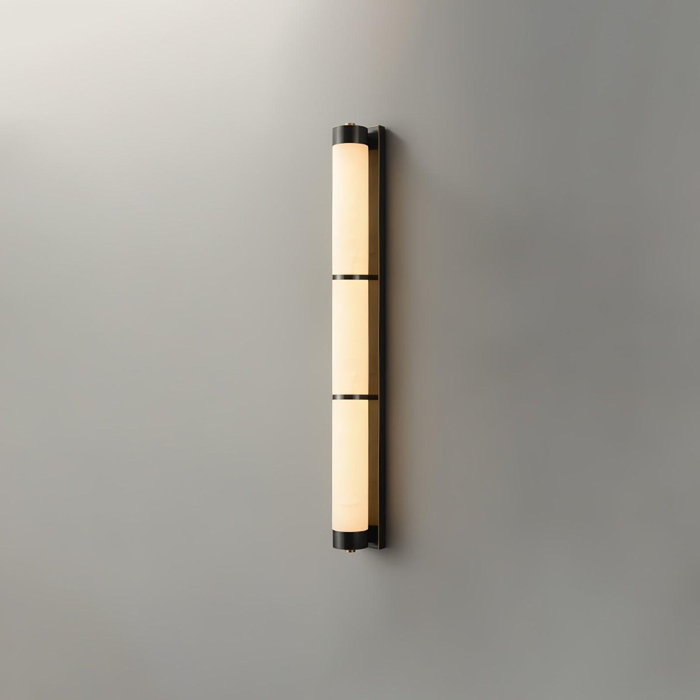 Aurora - Brass Alabaster Wall Light