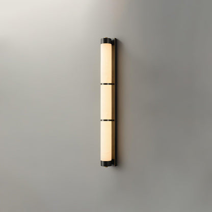 Aurora - Brass Alabaster Wall Light