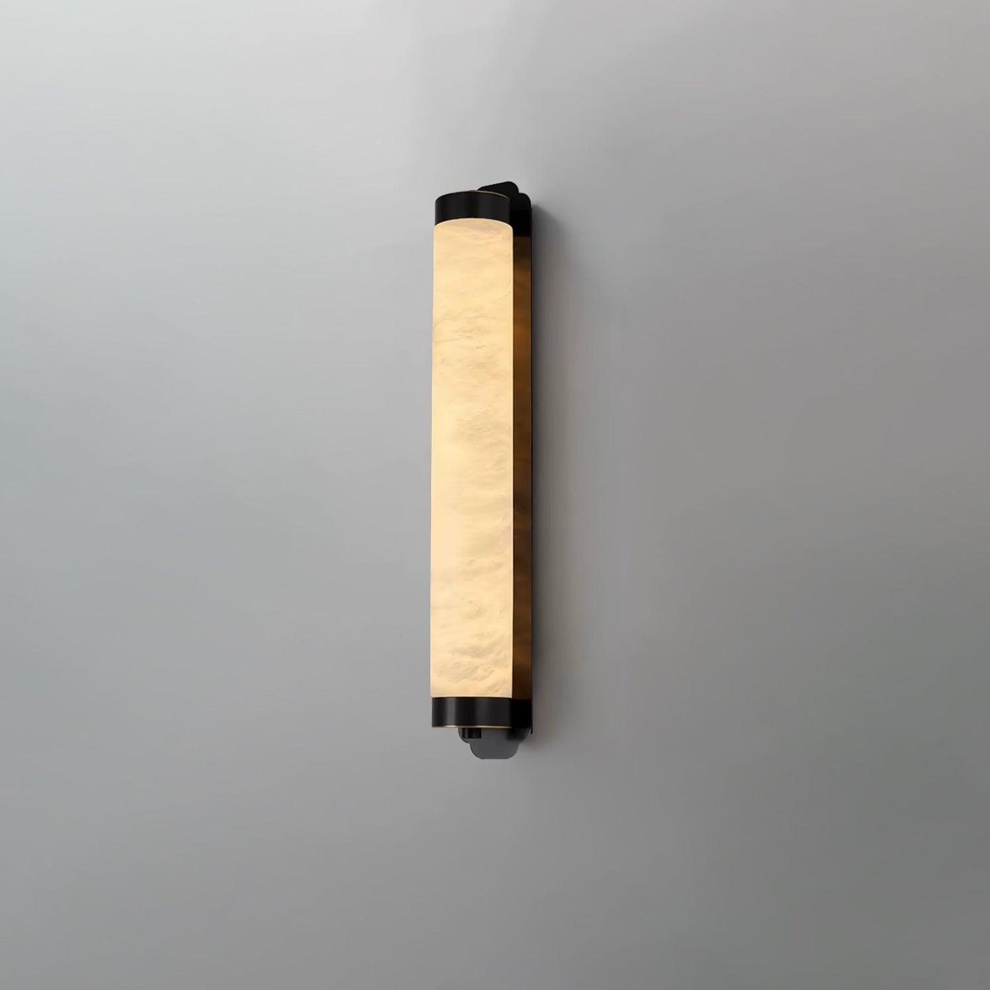 Aurora - Brass Alabaster Wall Light