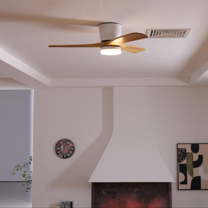 Sylvara – Nordic Wooden Ceiling Fan Light