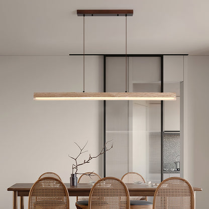 Bronte - Linear Travertine Stone Pendant Light