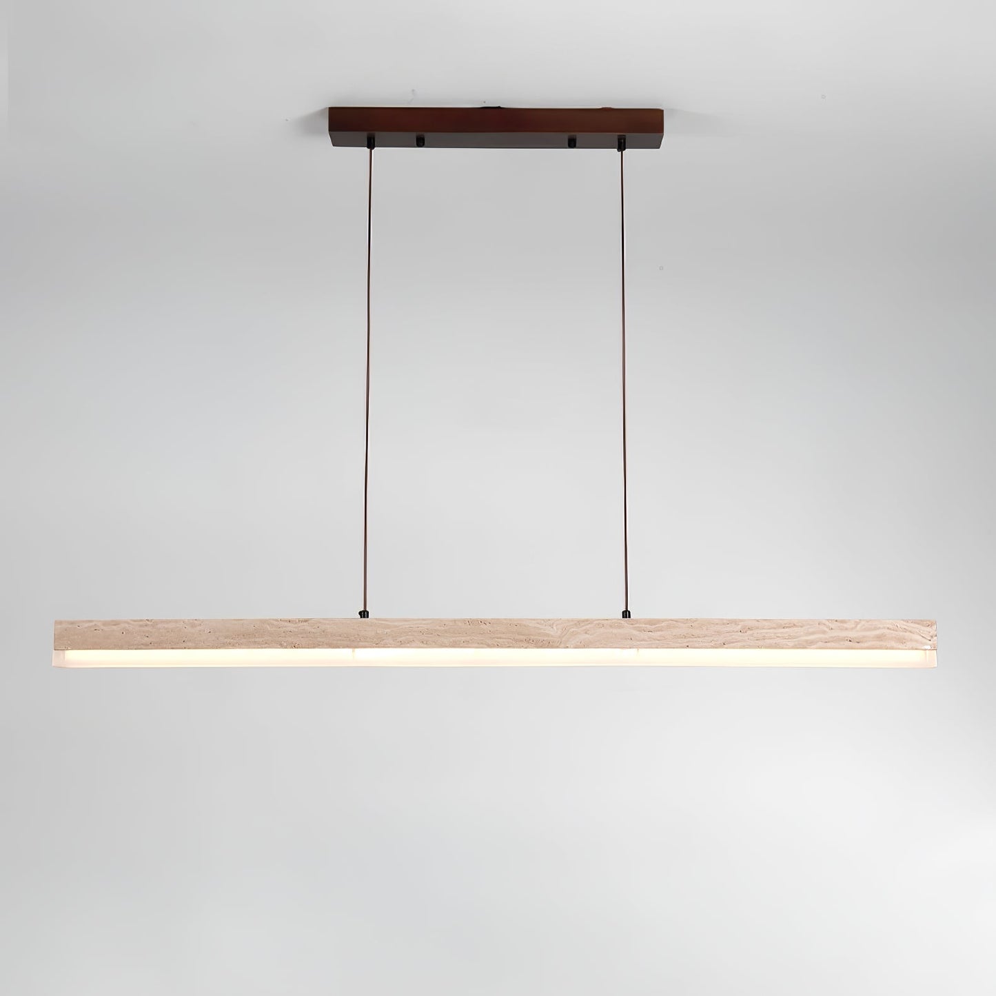 Bronte - Linear Travertine Stone Pendant Light