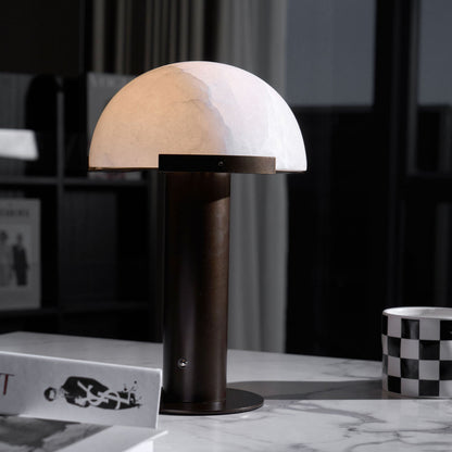 Elowen - Brass Alabaster Table Lamp