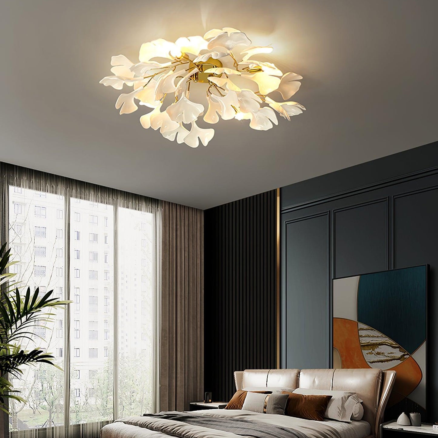 Isarene – Ginkgo Leaf Ceiling Lamp