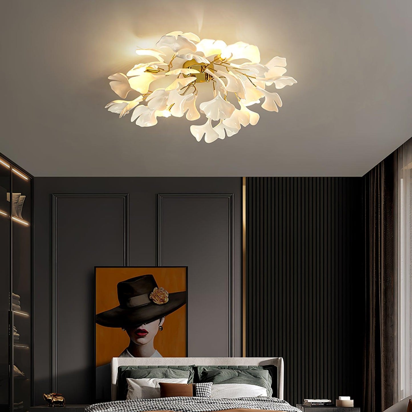 Isarene – Ginkgo Leaf Ceiling Lamp