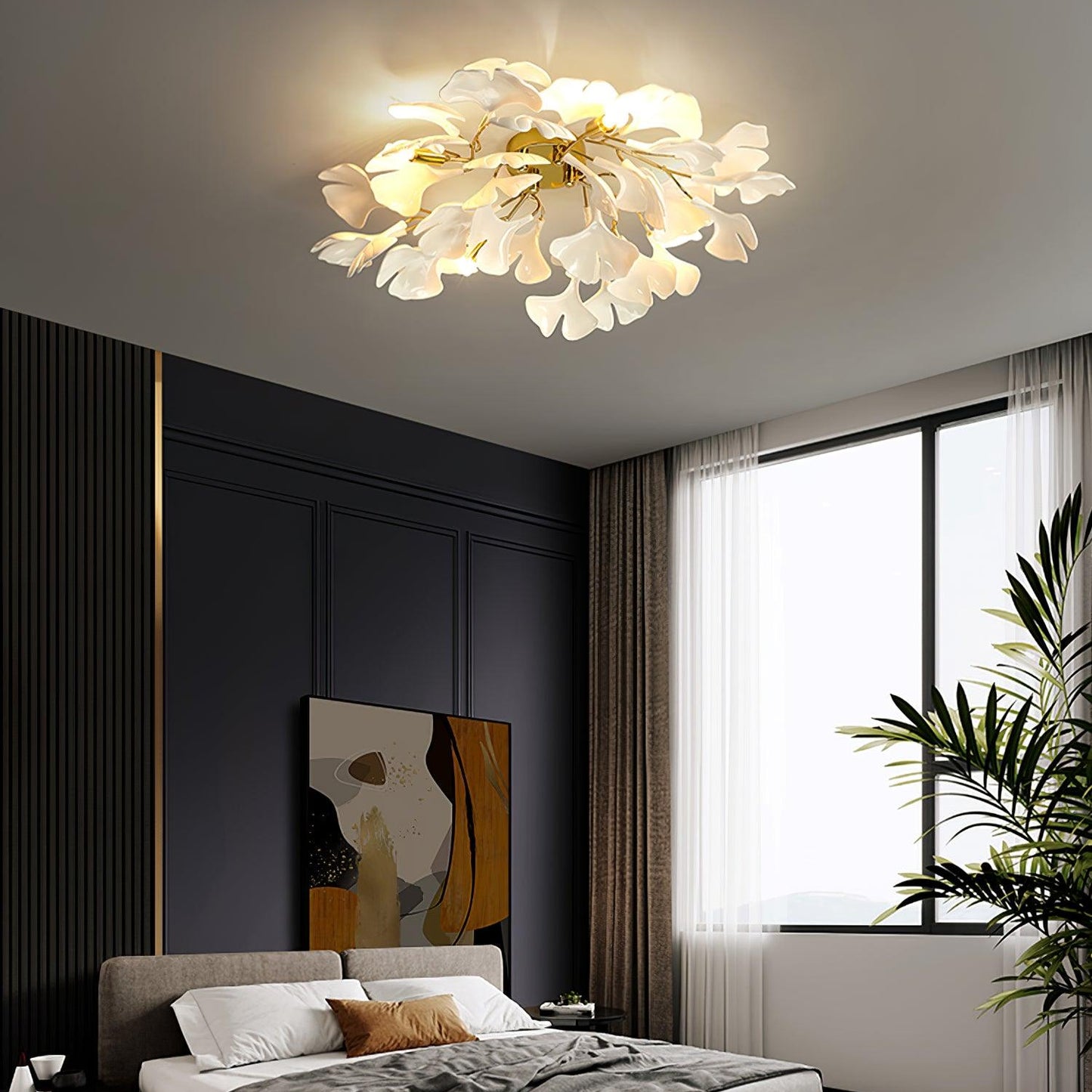 Isarene – Ginkgo Leaf Ceiling Lamp
