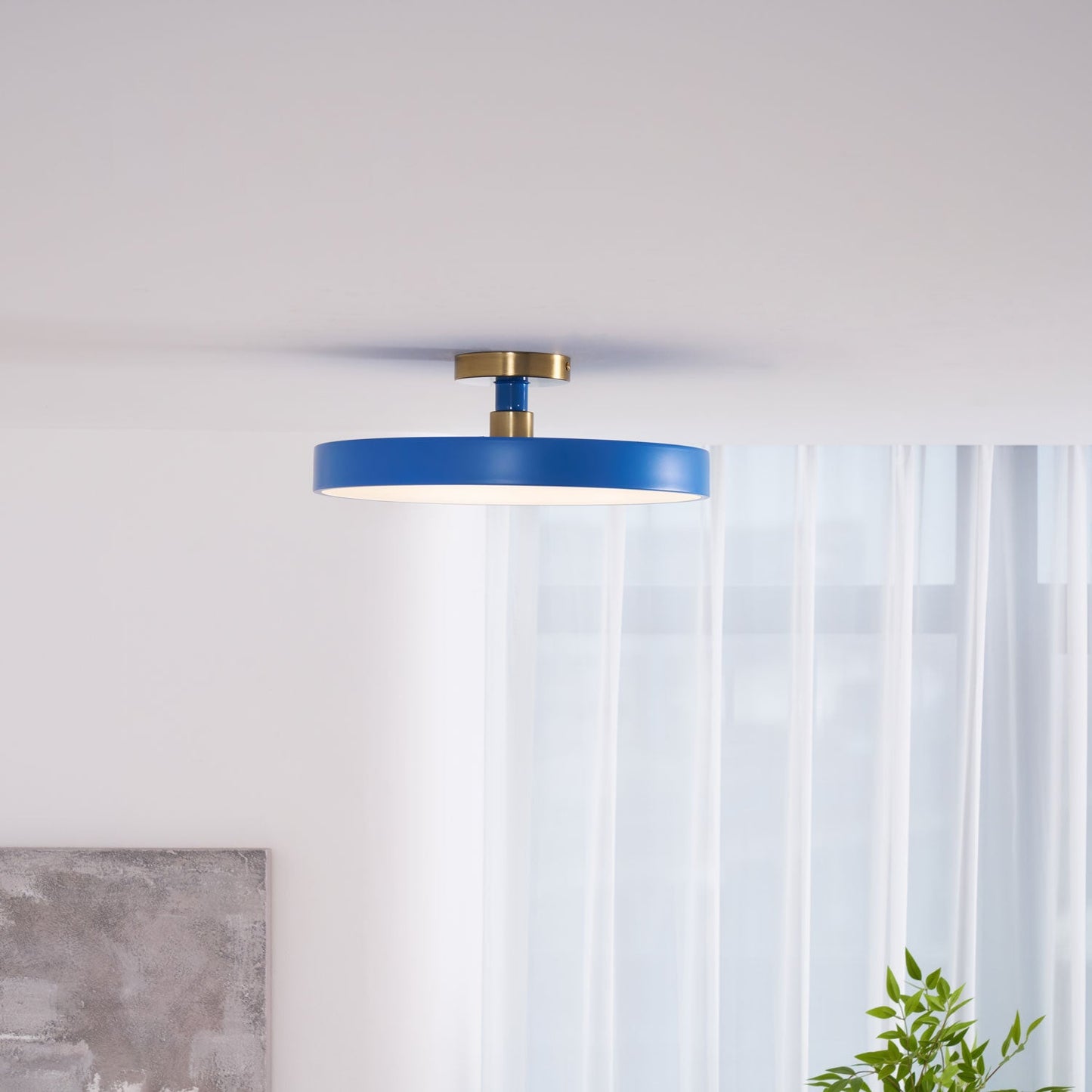 Zenvia – Aluminium Semi Flush Ceiling Light