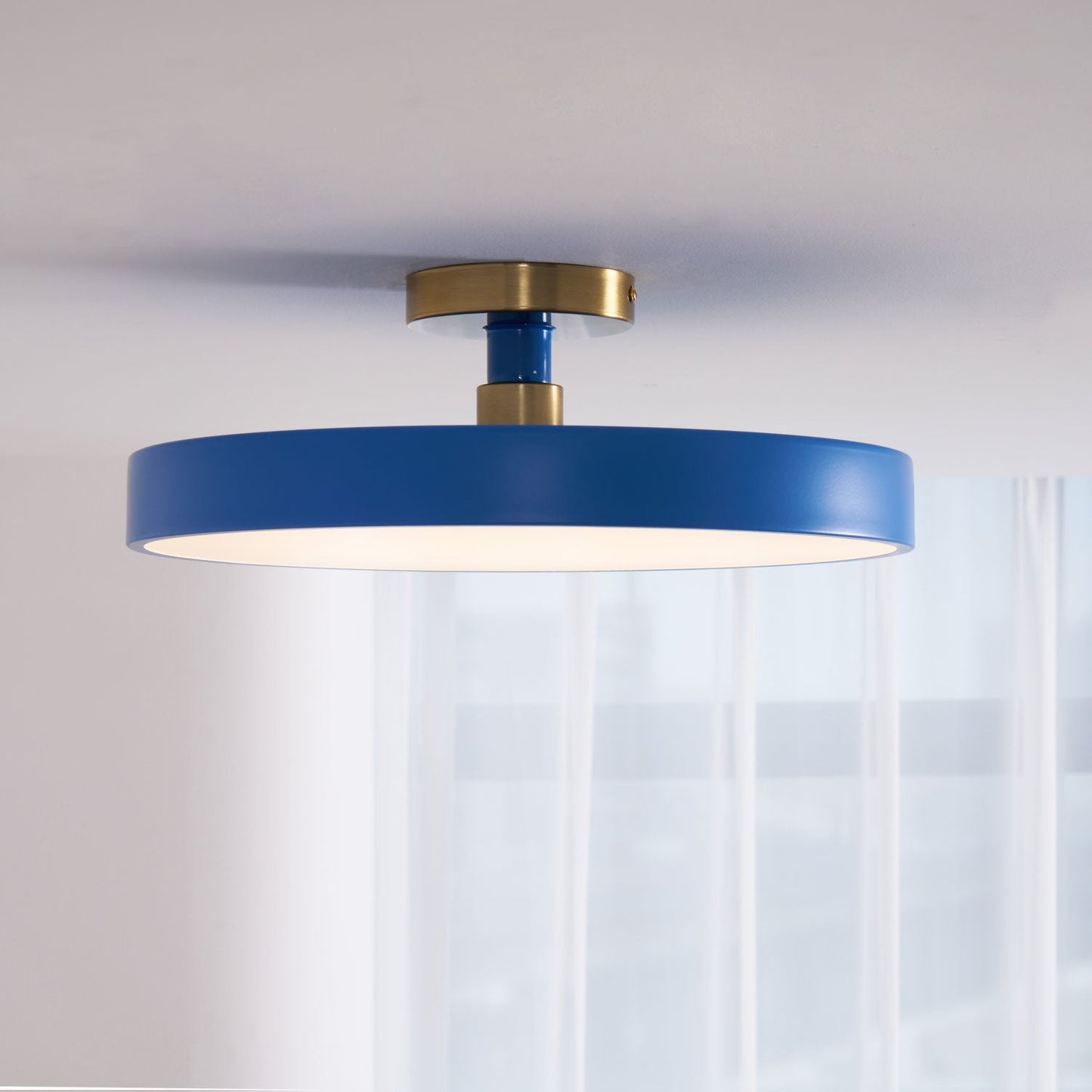 Zenvia – Aluminium Semi Flush Ceiling Light