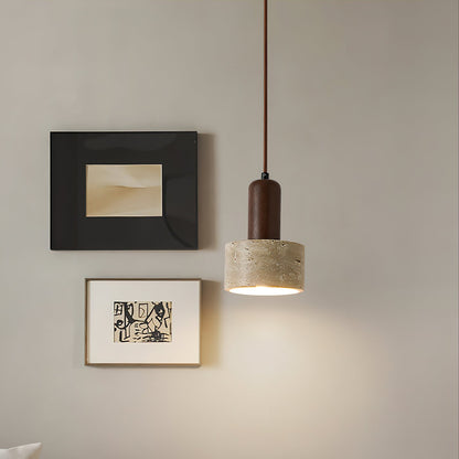 Atlas - Travertine Stone Pendant Light