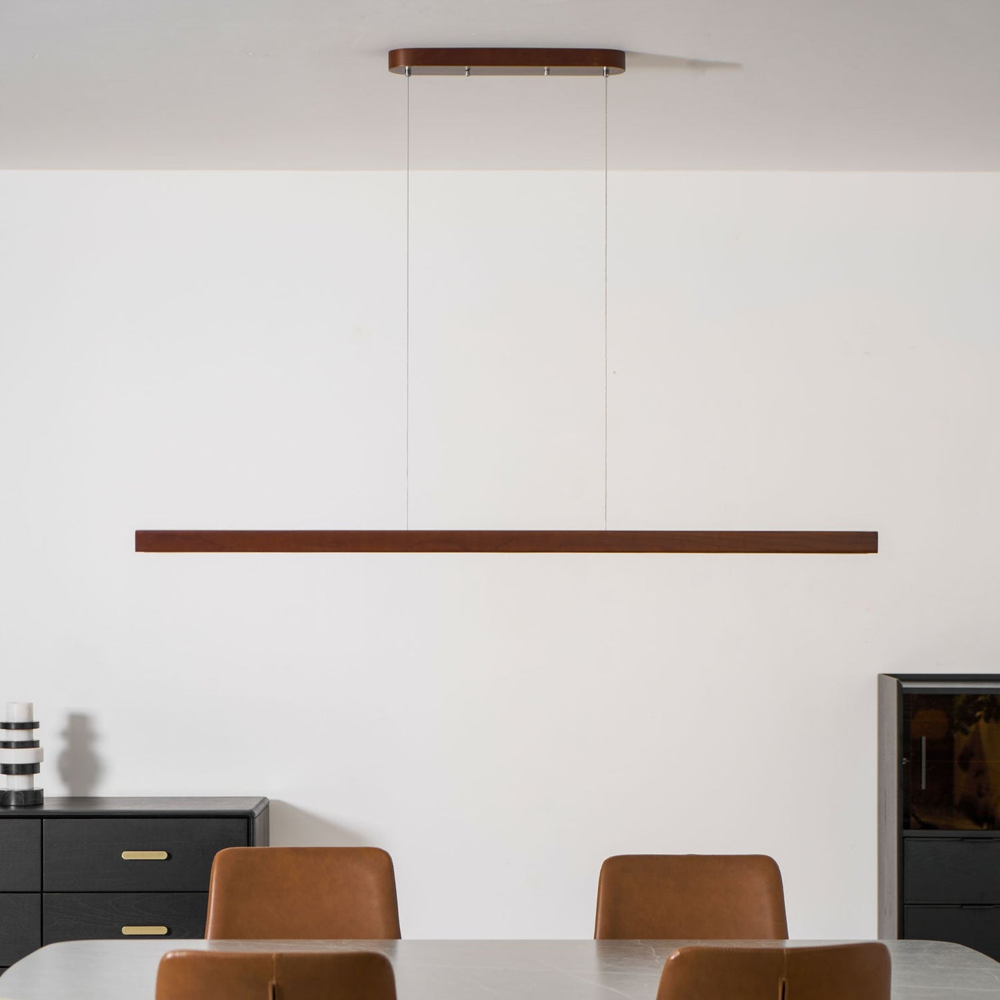 Seraphine - Linear Wood Pendant Light