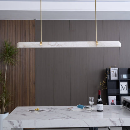 Cassara - Linear Alabaster Pendant Light
