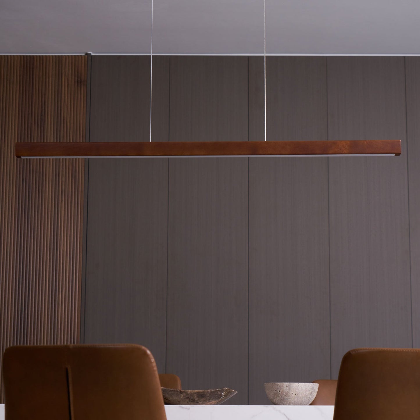 Seraphine - Linear Wood Pendant Light