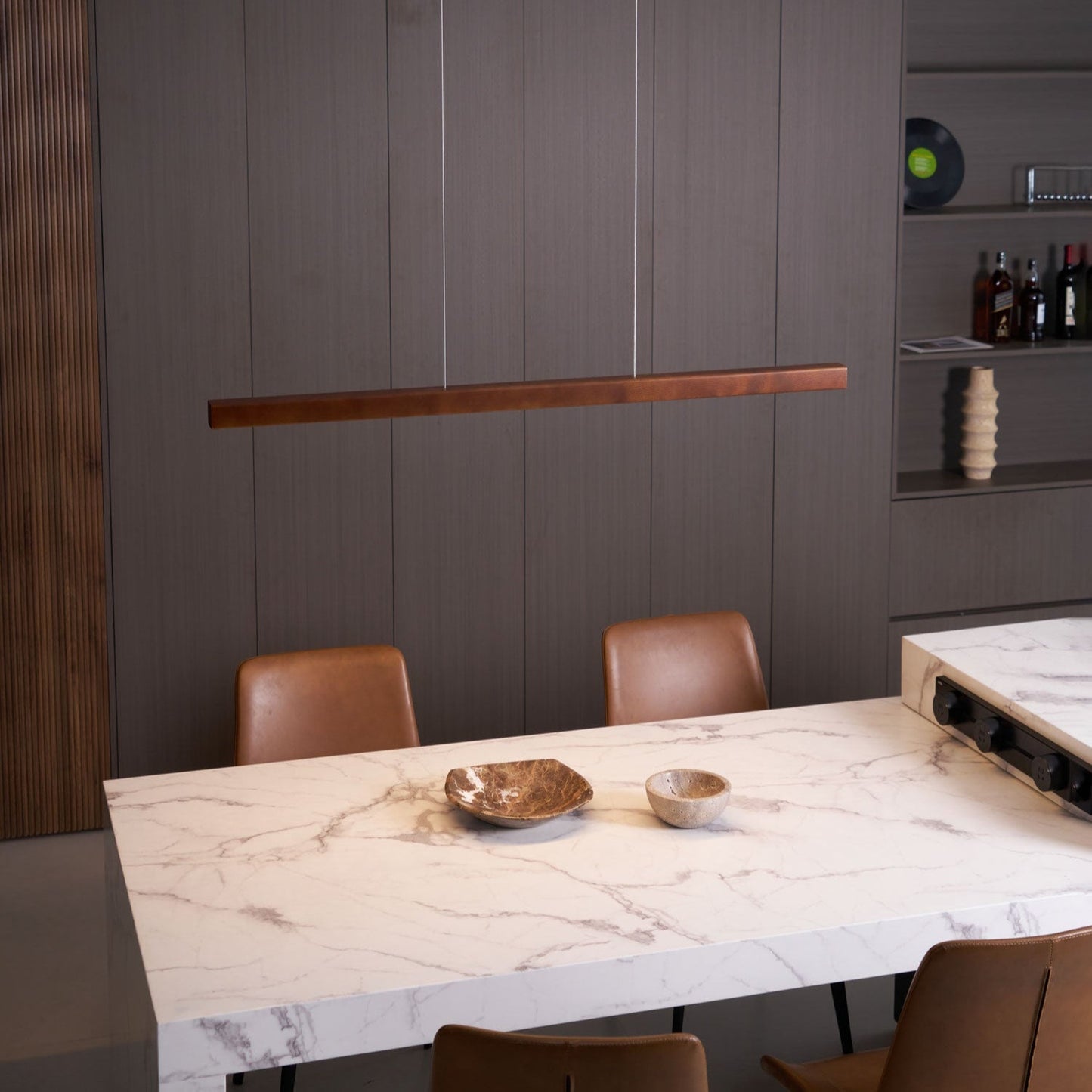 Seraphine - Linear Wood Pendant Light
