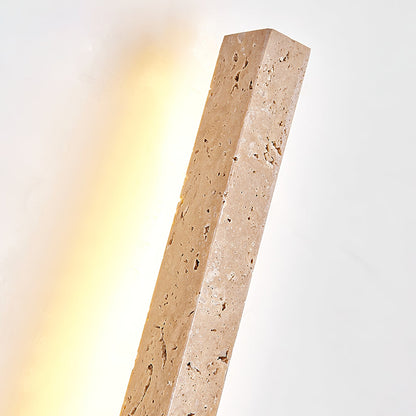 Elyssar - Linear Travertine Stone Wall Light