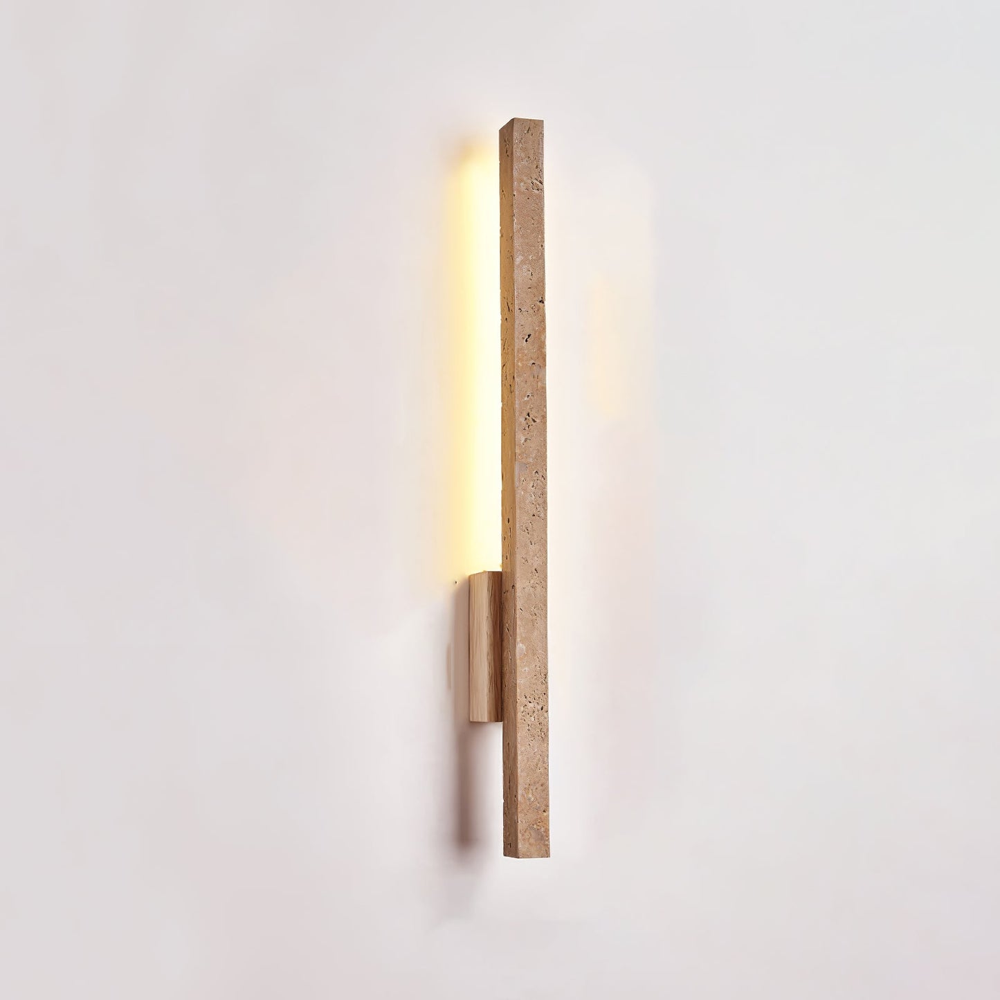 Elyssar - Linear Travertine Stone Wall Light
