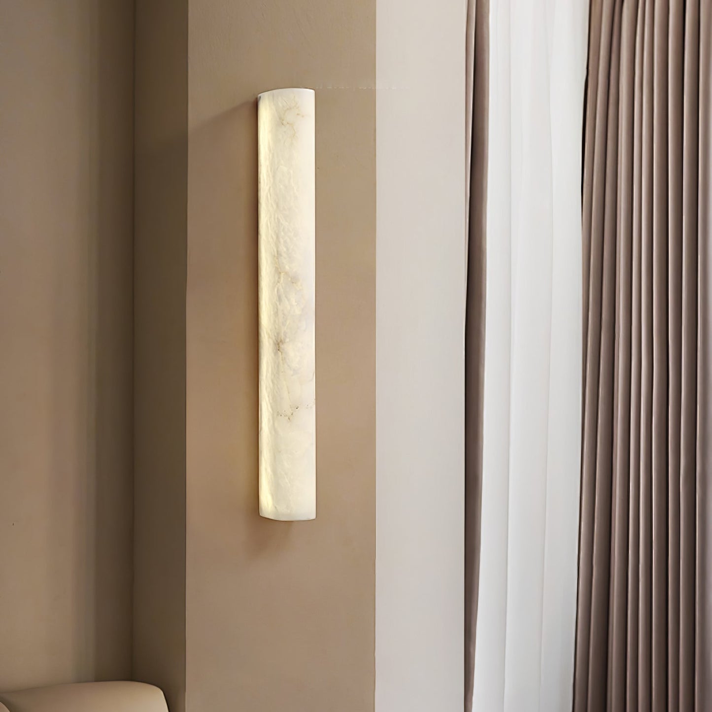 Luna - Alabaster Wall Light