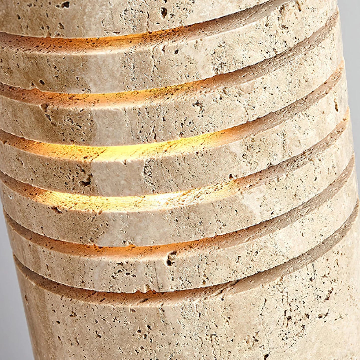 Travano – Travertine Stone Floor Lamp