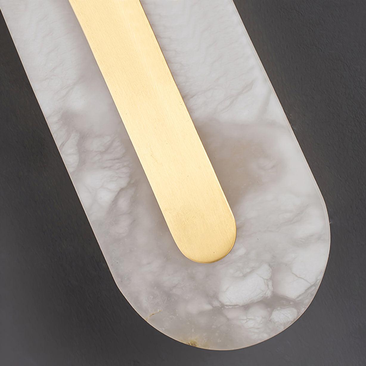 Celeste - Brass Alabaster Wall Light