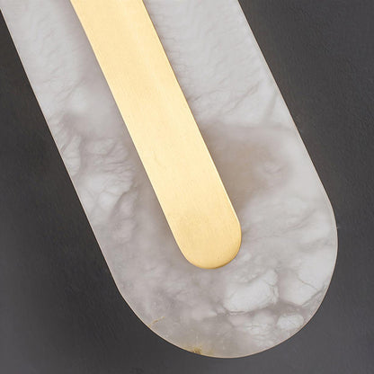 Celeste - Brass Alabaster Wall Light