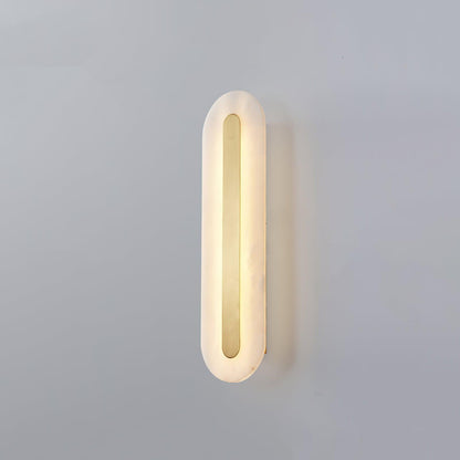 Celeste - Brass Alabaster Wall Light
