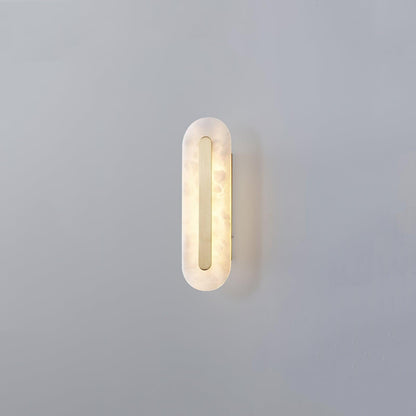 Celeste - Brass Alabaster Wall Light