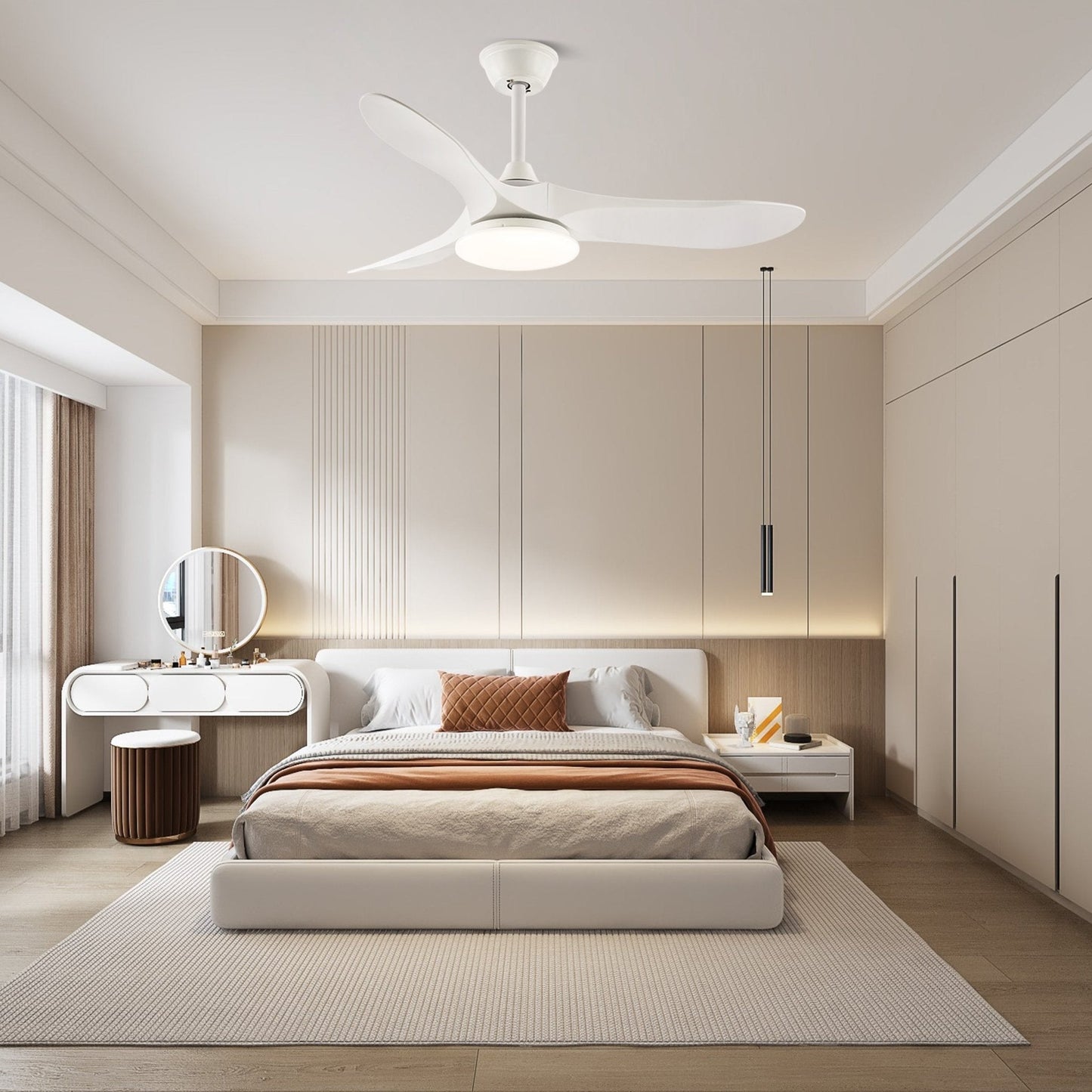 Aventis – Nordic Wooden Ceiling Fan Light