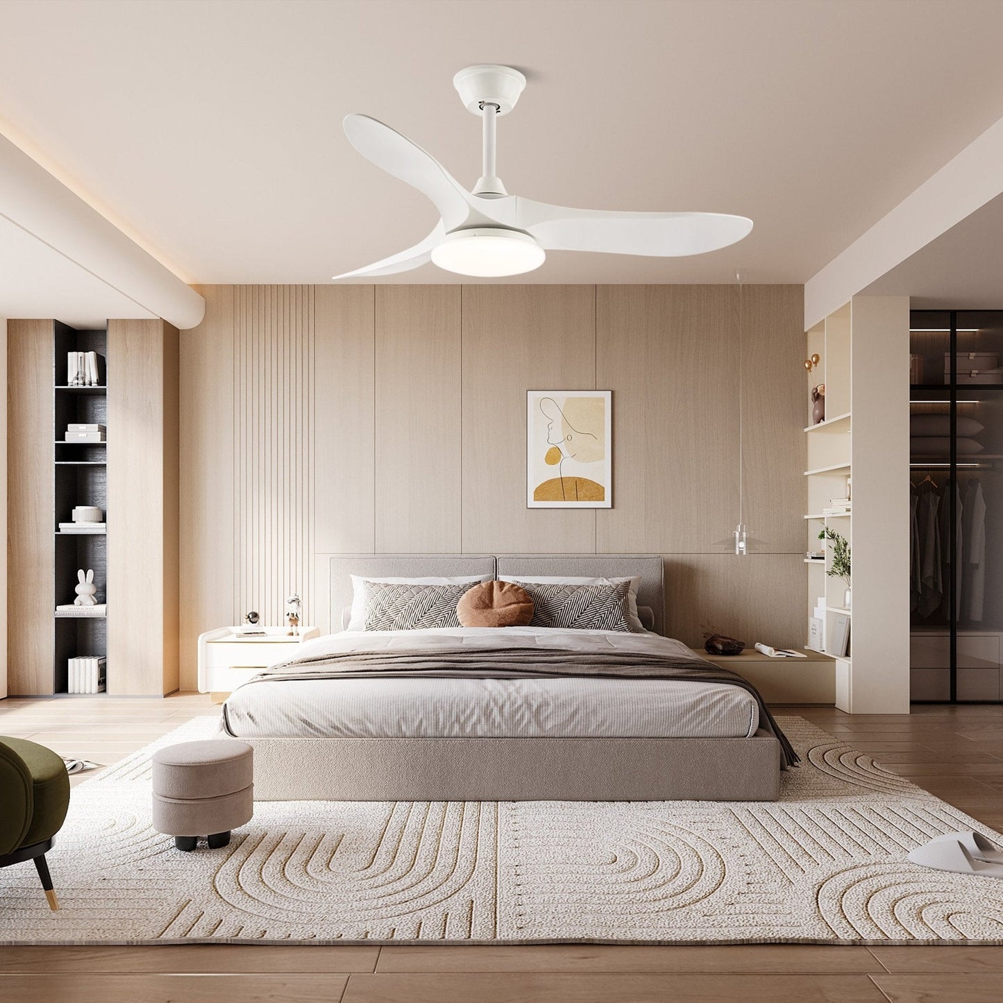 Aventis – Nordic Wooden Ceiling Fan Light