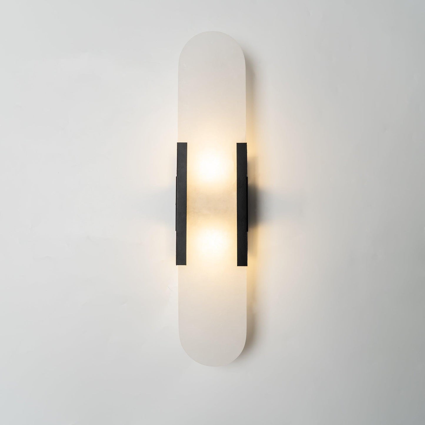 Azelia – Brass Alabaster Stone Wall Light