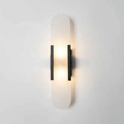 Azelia – Brass Alabaster Stone Wall Light