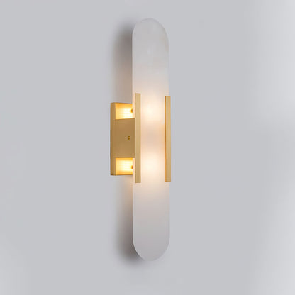 Azelia – Brass Alabaster Stone Wall Light