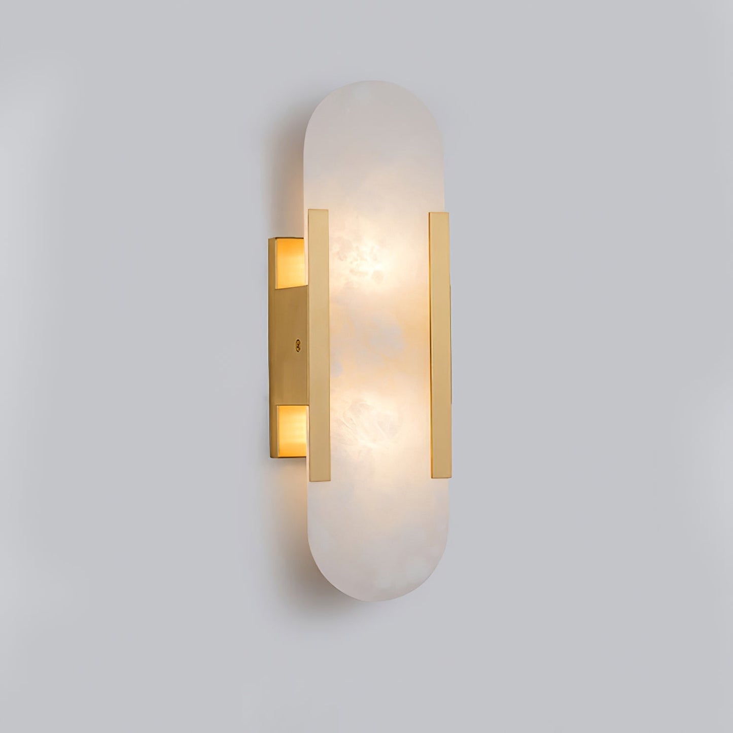 Azelia – Brass Alabaster Stone Wall Light