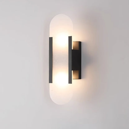 Azelia – Brass Alabaster Stone Wall Light