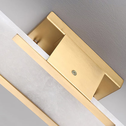 Azelia – Brass Alabaster Stone Wall Light