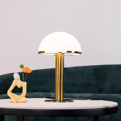 Elowen - Brass Alabaster Table Lamp