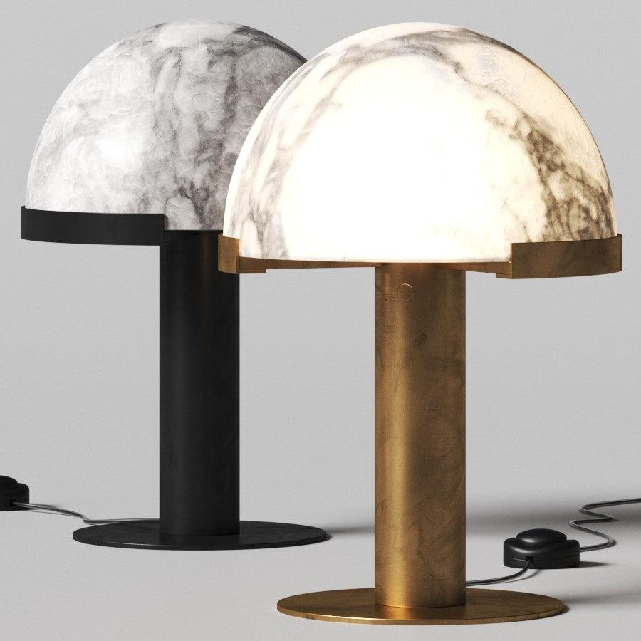 Elowen - Brass Alabaster Table Lamp