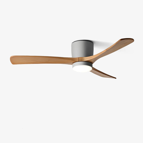 Sylvara – Nordic Wooden Ceiling Fan Light