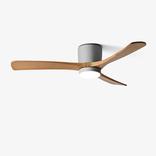 Sylvara – Nordic Wooden Ceiling Fan Light