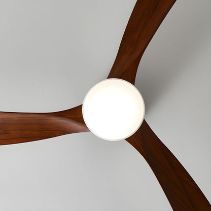 Sylvara – Nordic Wooden Ceiling Fan Light