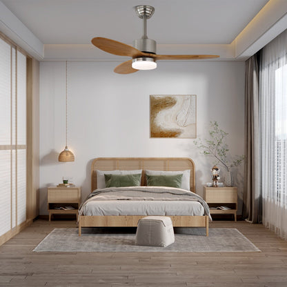 Maris – Nordic Wood Ceiling Fan Light