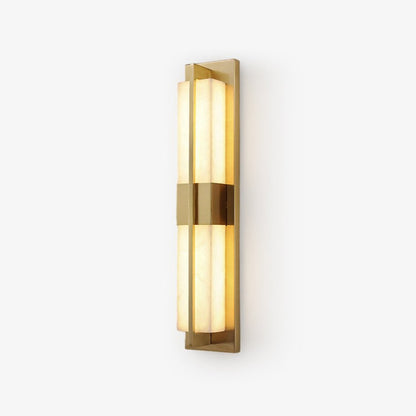 Evora - Brass Alabaster Wall Light