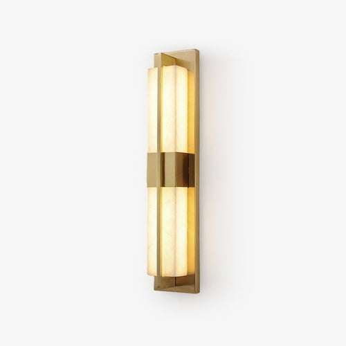 Evora - Brass Alabaster Wall Light