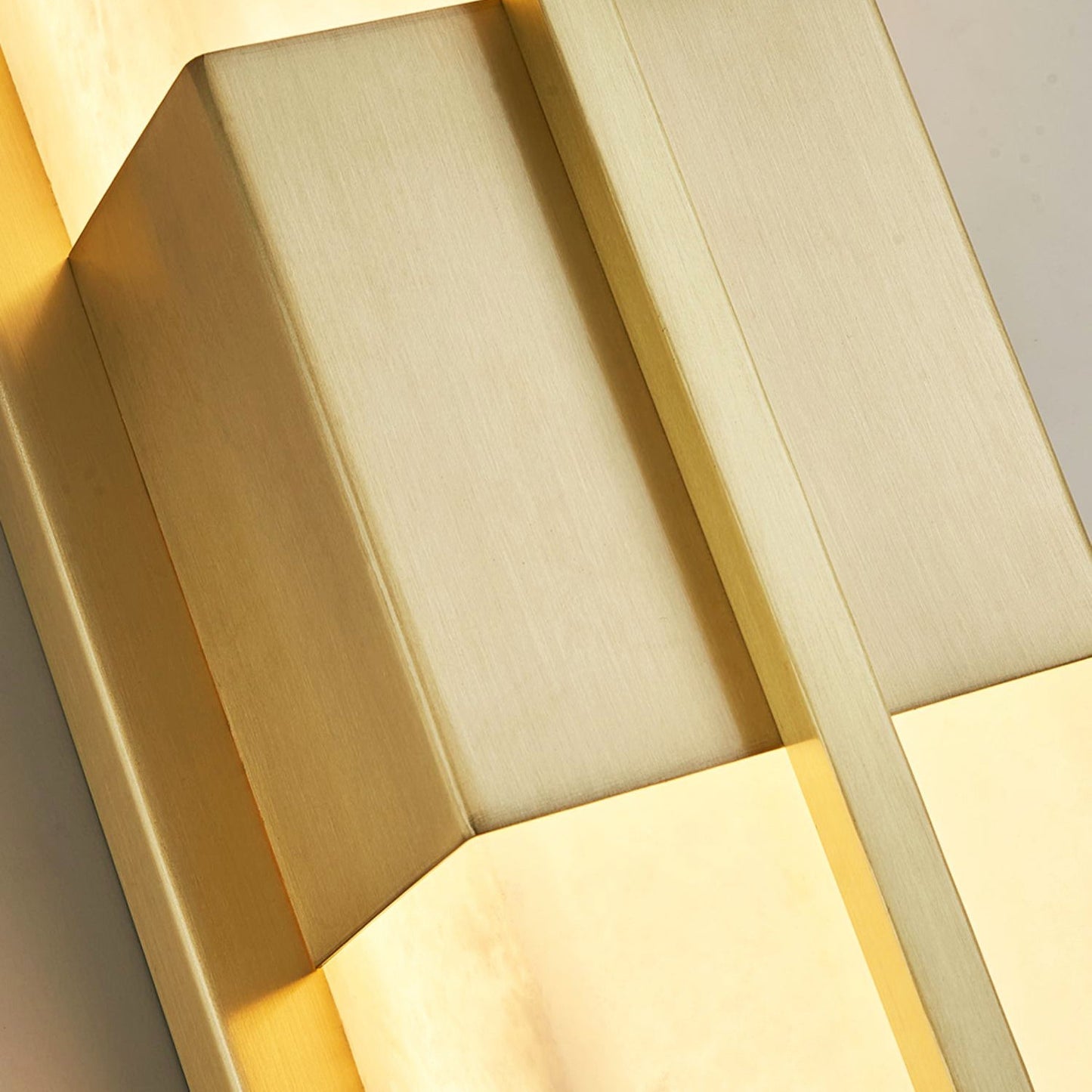 Evora - Brass Alabaster Wall Light