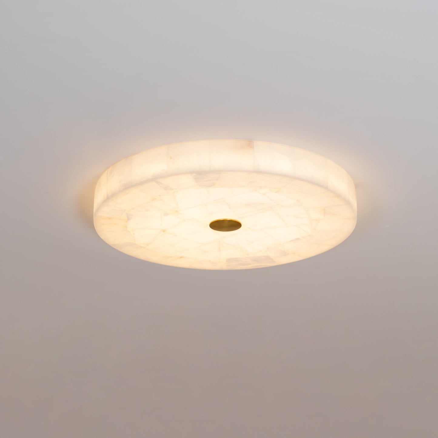 Vellora - Alabaster Flush Ceiling Light
